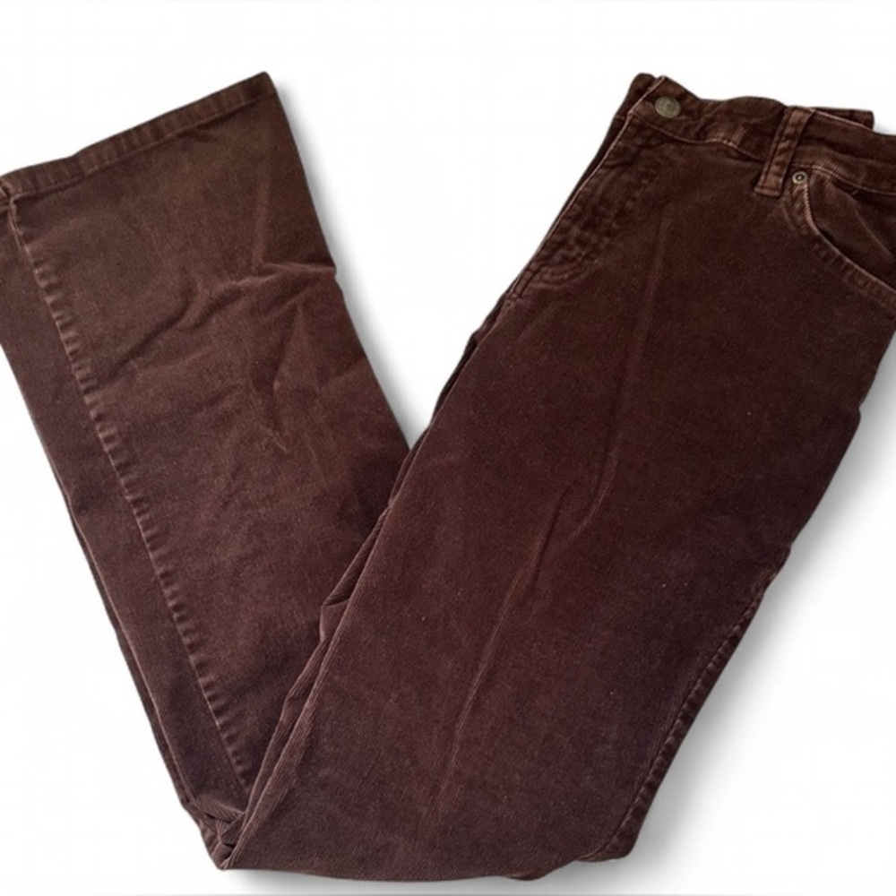 St. John’s Bag Brown Cotton Corduroy Pants Timeless Boot Cut Women’s 6